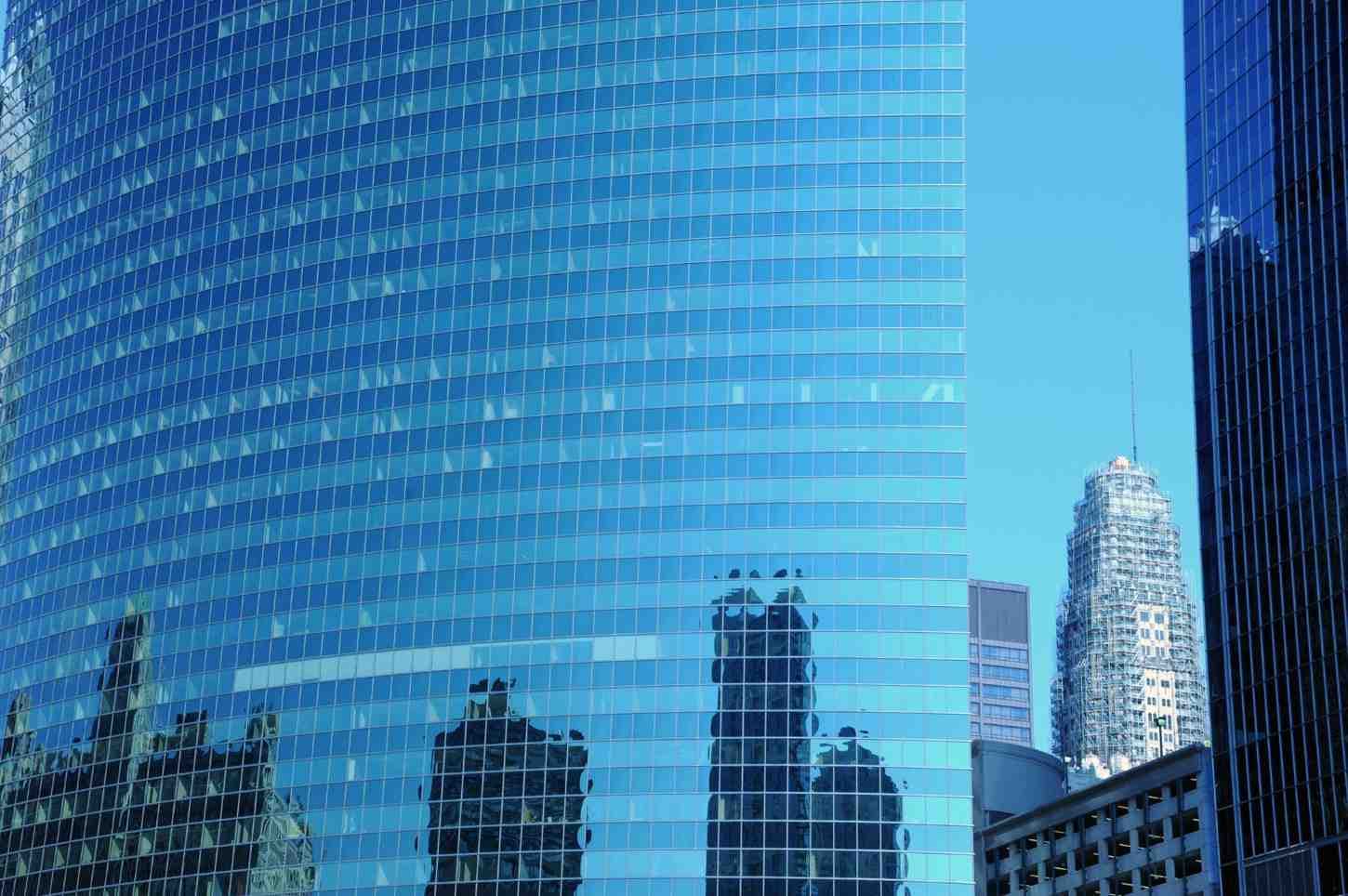 Modern business district